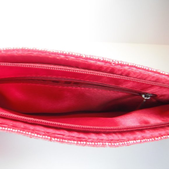 Beaded Multicolor Clutch Evening Purse - Picture 7 of 13